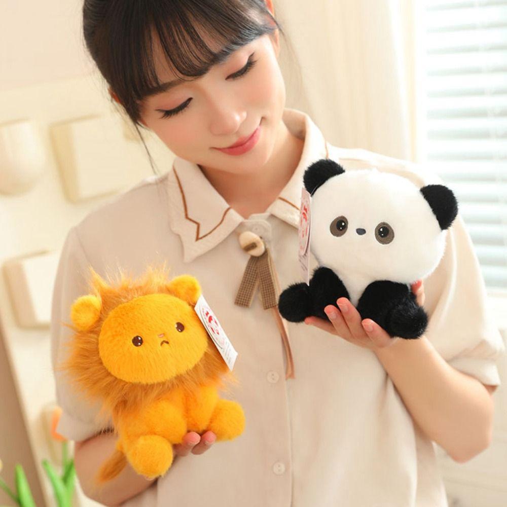 Animal Kitten Stuffed Doll Ginger Cat Cartoon Simulation Cat Doll Cute Pet Cat Plush Toy  Children