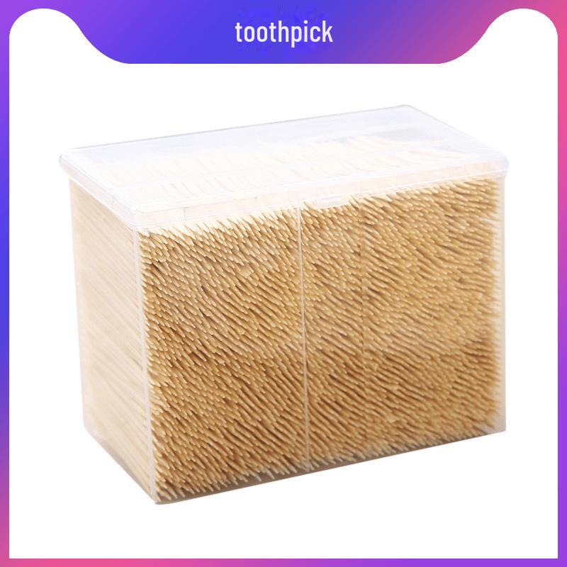 

3600 двухсторонних бамбуковых карбонизированных зубочисток для использования дома и в ресторане