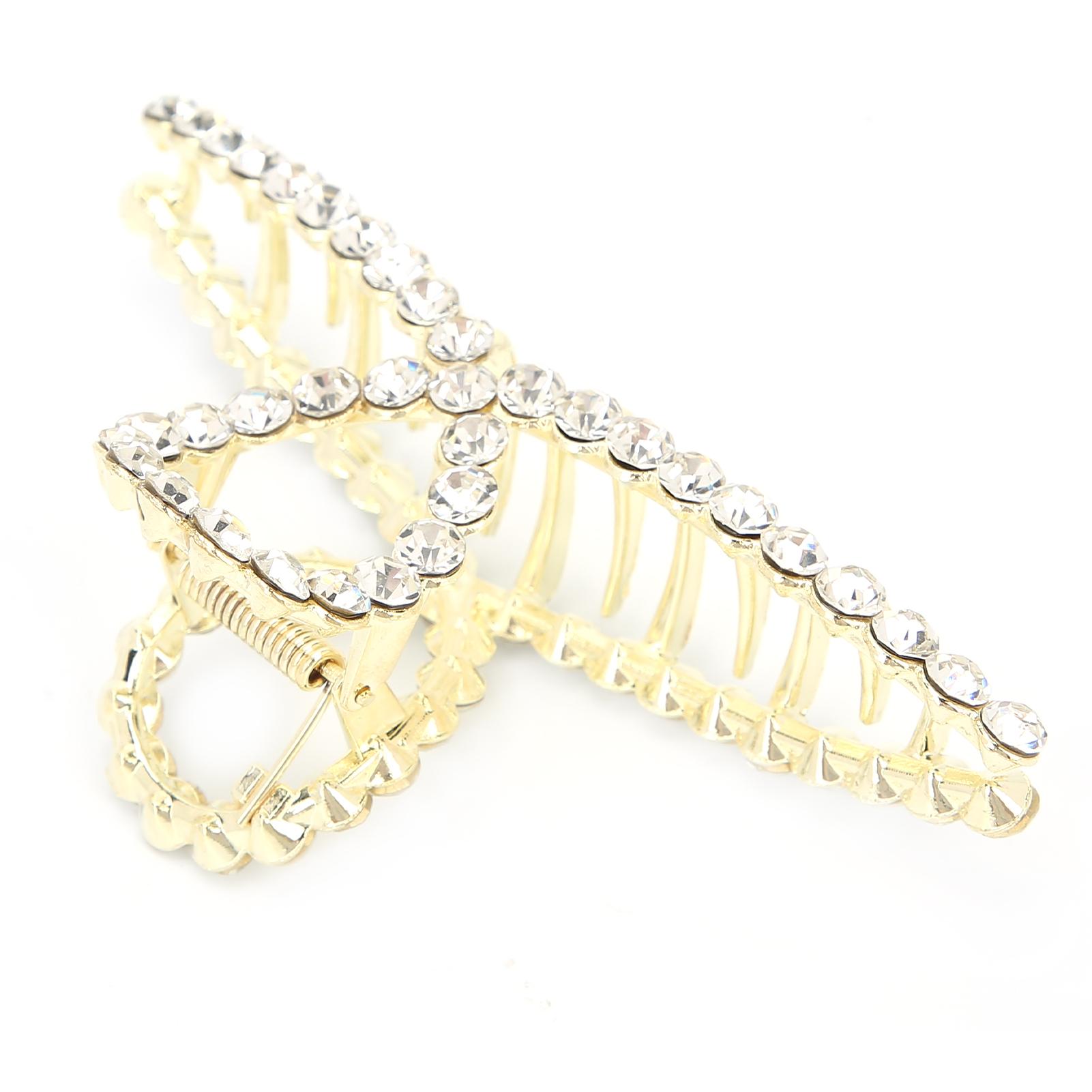 

Заколки-крабы для волос с искусственным жемчугом, металлические нескользящие зажимы для волос, декоративные аксессуары для волос, стразы