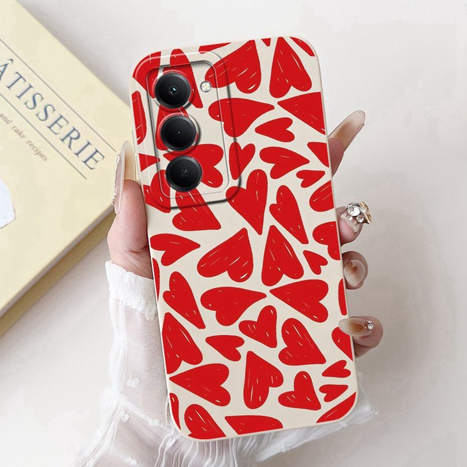 Beautiful Floral Phone Case For Xiaomi Redmi 15 5G / Note 15R Soft Silicone Shockproof Cases For Redmi Note15R 15 5G Bumpers