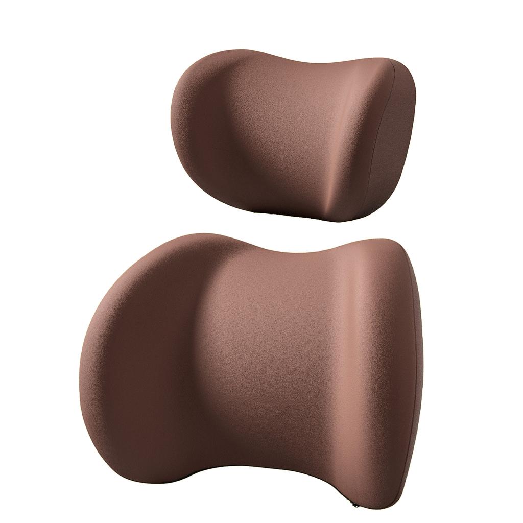 Memorys Foam Headrest For Driving Breathable Ergonomic Car Cushion Set For Office Chair