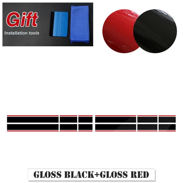 Autocolant decal pentru capotă cu dungi de curse Ford Mustang