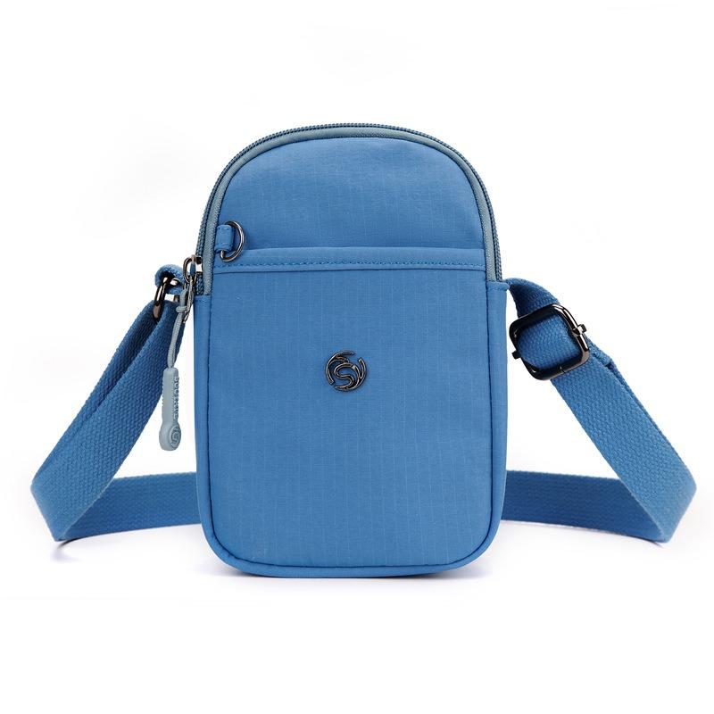 Damentasche Sommer neu einfarbig Nylontasche urban schlicht kleine Tasche lässig leicht Schulter Umhängetasche Damen