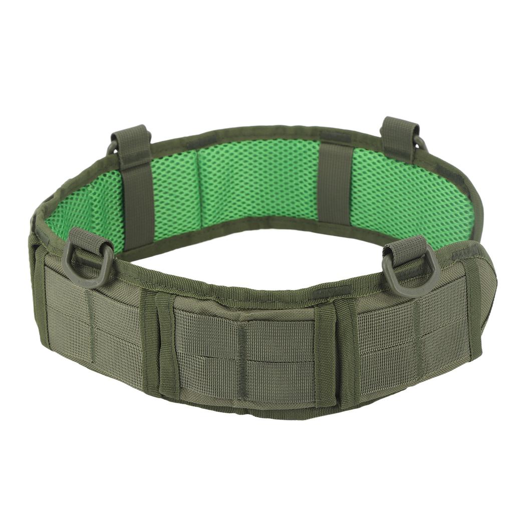 Multifunctional Outdoor Waist Belt Security Waist Belt for Camping Hunting Climbing Green