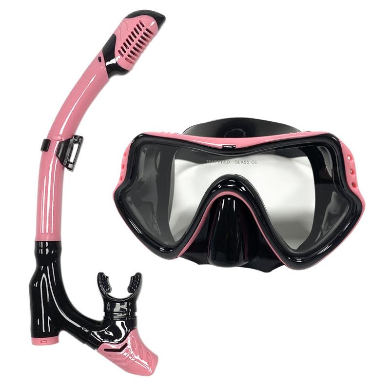 Snorkeling Goggles Full Dry Snorkel Set