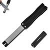 Folding Knife Sharpener, Double-Sided Polishing Sharpener (400-tooth, 600-tooth) for Scissors, Knives, and Other Knives. Portable, Easy To Use,