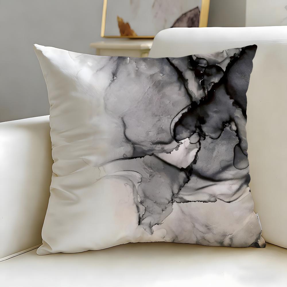Flowers and plants Cushion Cover Soft  EasyWash Pillow Case  Versatile for Couch Bed Travel and Office