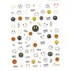 Naklejki Do Paznokci Cienkie Samoprzylepne Emoji Nr 1024