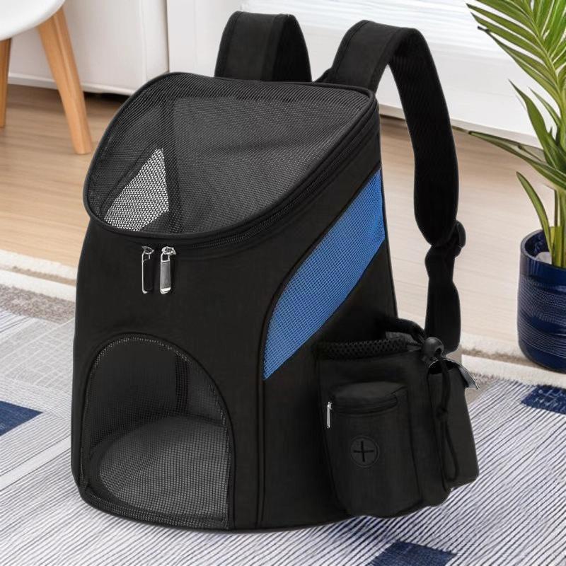 Portable Double Shoulder Pet Backpack Carrier for Dogs and Cats
