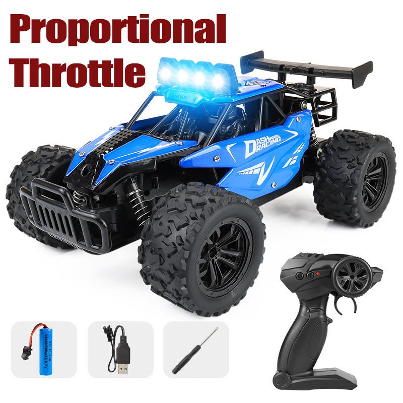 1:16 Remote Control Car Off Road Drift With Led High-Speed Rc Car Climbing Vehicle Trucks 2.4G Children Outdoor Toy Gift