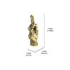 Brass Hand With Erect Middle Finger Up Paracord Beads DIY Umbrella Rope Bracelets Accessories Punk Retro Knife Lanyard Pendants