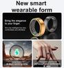 R02 Smart Ring  Mens Rings for Woman Smartring Heart Rate Monitor Multi-sport Mode Bluetooth Fitness and Sleep Tracker