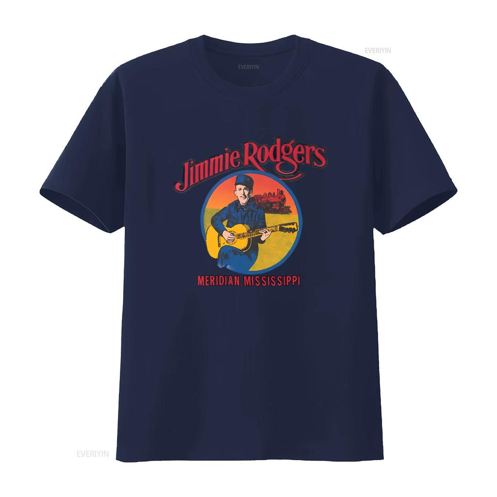 Rare Jimmie Rodgers Cotton White Unisex T Shirt S To XL For Fans H Vintage Washed Homme Comfortable Stretched Streetwear