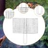 Barbecue Grill Basket Rack Portable Fish Grilling Clamp Vegetable BBQ for Kabob