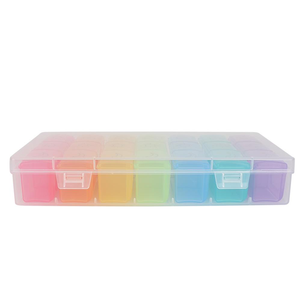 7 Day Week Pills Weekly Medicine Organizer  Tablet Storage Case Holder