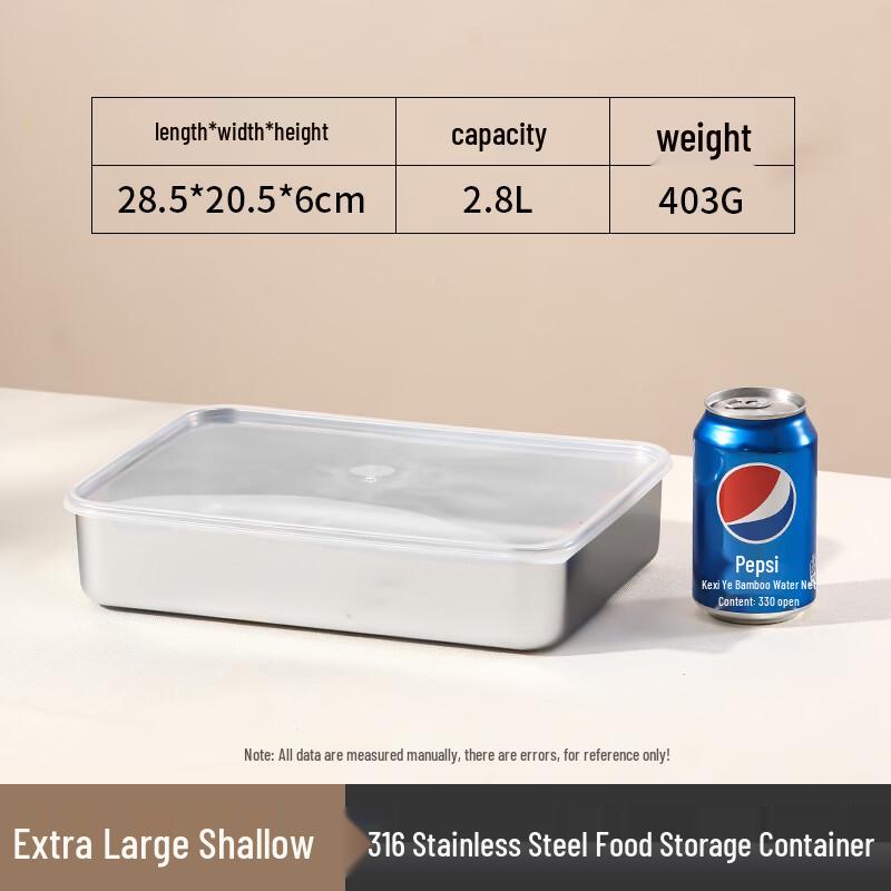 Ally Japanese 316 Stainless Steel Food Storage Container