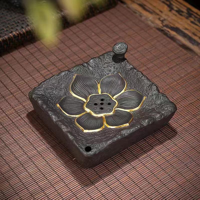 100ml Yixing Purple Clay Teapot Raw Ore Purple Mud Turtle Shell Hand Grab Pot Household Zen Tea Infuser Handmade Filter Tea Pot