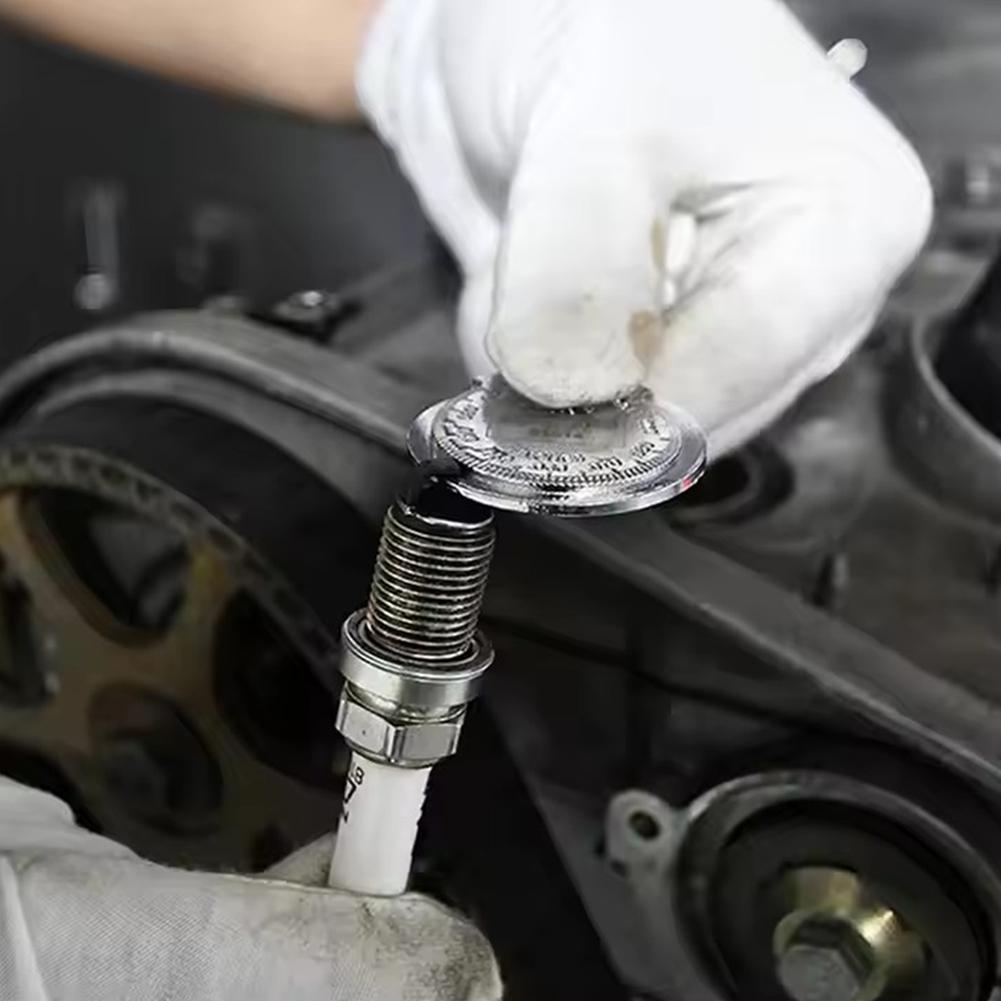 0.6-2.4mm Spark Plug Gauge Spark Plug Gap Tool 0.02-0.1 Inch Coin Style Feeler Gauge For Motorcycle/car Maintenance & Tuning