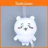 Cartoon Cute Chiikawa Bear Plush Keychain Pendant Soft Filling Collectors Kids