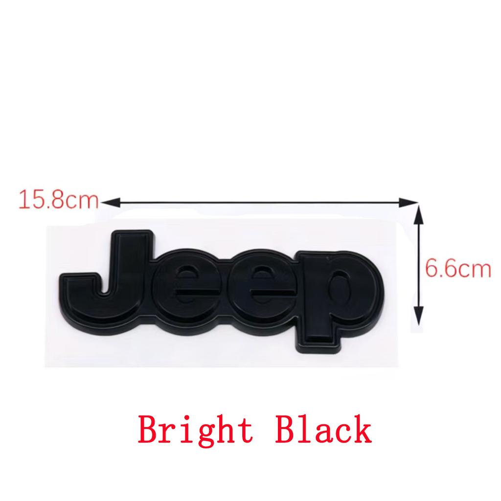 Car Front Rear LIMITED 4X4 Logo Auto Grille Emblem Sticker Accessories For Jeep Renegade Compass Grand Cherokee Wrangler Rubicon