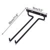 Wall Mounted Stemware Holder High-Quality Black Iron Goblet Hanging Rack Wine Glass Bar