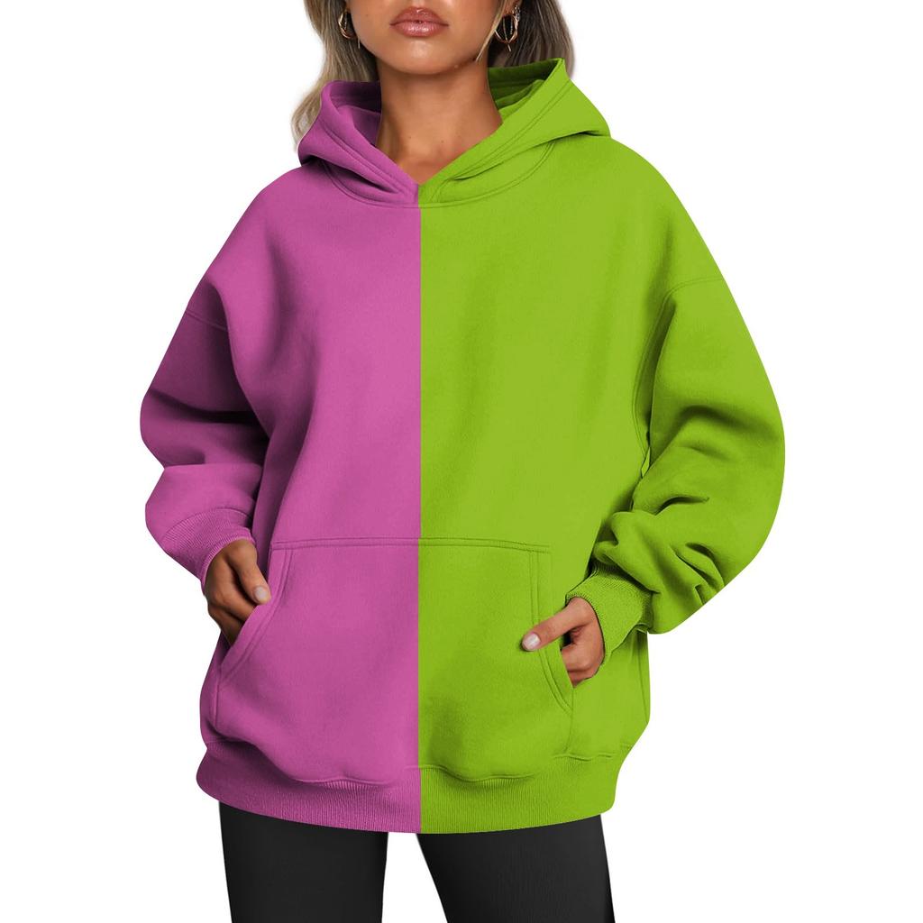 Womens Oversized Hoodies Sweatshirts Long Sleeve Printing Pullover Fall Outfits With Pocket