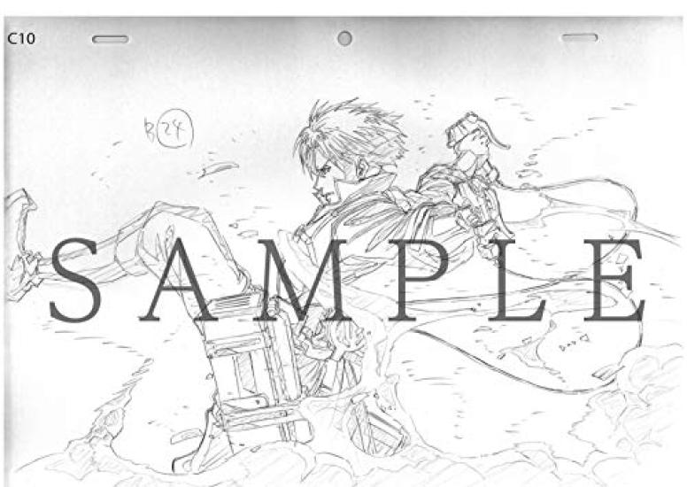 Attack on Titan 3D mobile line art collection Arufumi Imai 2 original art original art storyboard setting document (setting collection, collection,