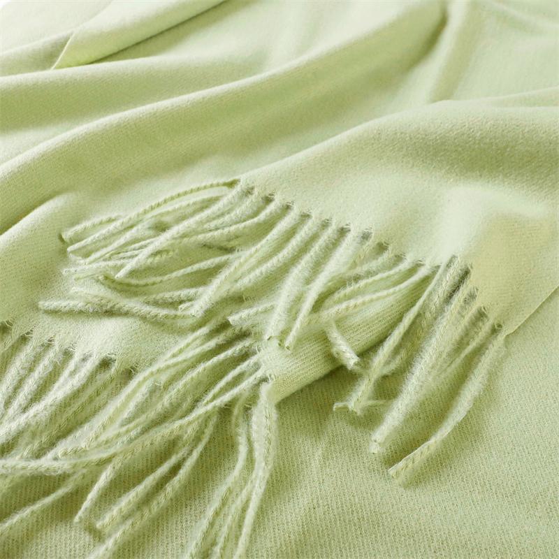 New 29 Color Winter Scarf For Women Long Warm Cashmere Scarves Solid Lady Shawl Wrap Hijab Female Pashmina Bandana Head Scarfs