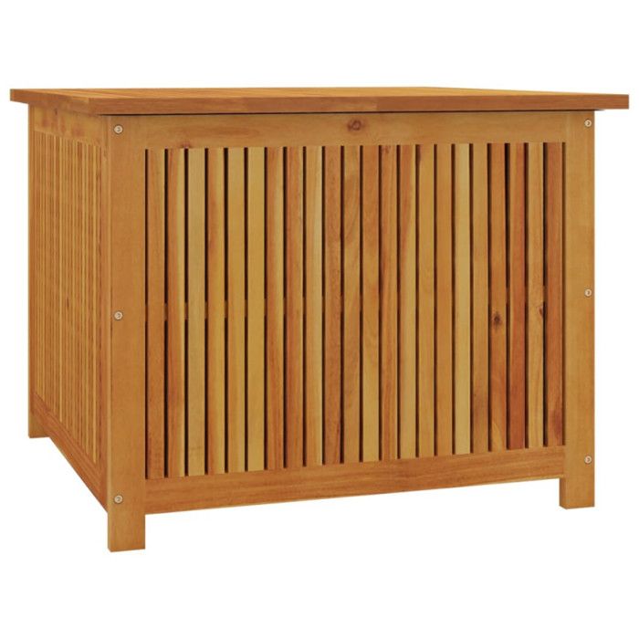 VidaXL Boîte de rangement de jardin 75x75x58 cm bois massif d'acacia 319706