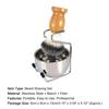 Talos Men Beard Shaving Stainless Steel Bowl Stand Wooden Brush Mustache Beauty Tool