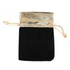 50pcs 7 X 9cm Velvet Bag Soft Drawstring Pouch Jewelry Wedding Gift Storage BagBlack
