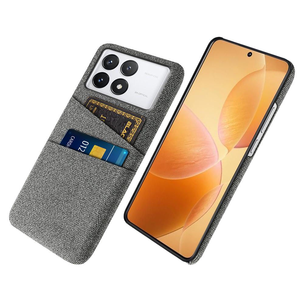 

For Xiaomi Redmi K70E 5G/Poco X6 Pro 5G Dual Card Slots Phone Case Protective PC Cover Grey