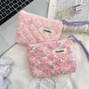 Sweet Cute Animal Floral Quilted Padded Portable Sanitary Napkin Storage Bags Coin Purse Cosmetic Bags Card Packs Key Bags Gifts