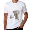 Swirly Elephant Family Tshirt Unisex T Shirts For Unisex Cotton T Shirt Pack Tshirt