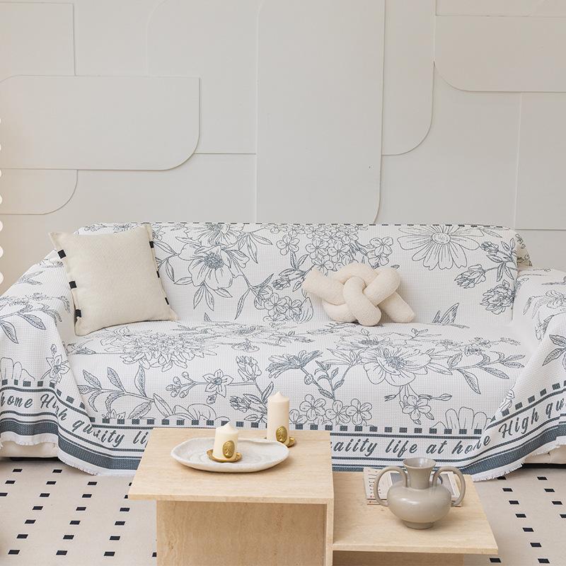 

Новый вафельный шелк для дивана, подушка для дивана, универсальный чехол, чехол для дивана премиум-класса, универсальное полотенце для дивана Four Seasons 180*130cm