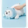 MINISO Our Naked Bear Collection White Bear Dolls Plush Doll 21cm Height 39cm Length Doll