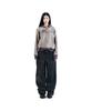 AAKAM Steve Cinch Back Denim Pants (Black)
