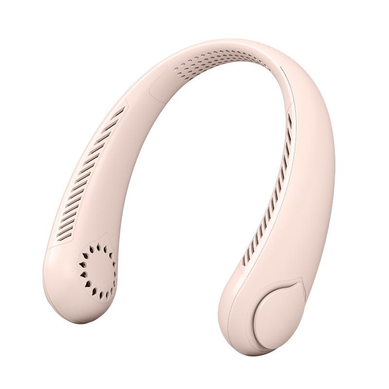 USB Wearable Cooling Mini Personal Hung Band Necklace Rechargeable Neckband Bladeless Hanging Potable Neck Fan USB-C