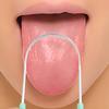 1/2Pcs Stainless Steel Tongue Cleaning,Effective Oral Care With Tongue Scraper, Brush, Clearing Tool  For Bad Breath Reduction