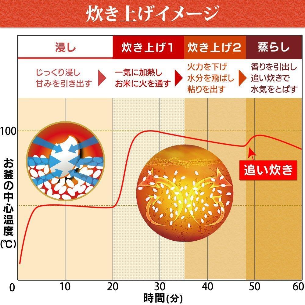Iris Ohyama Rice with Cooking Function RC-MA50-B Microcomputer-Controlled Cooker, 5.5-Cup Capacity, Brand-Specific