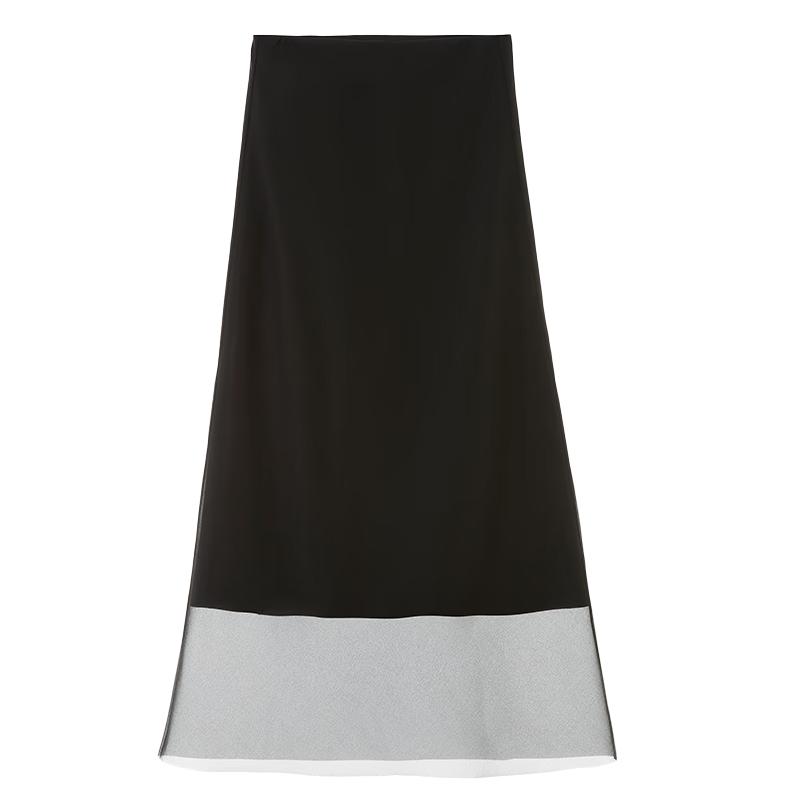 

LANCY Retro High-Waist A-Line Skirt M