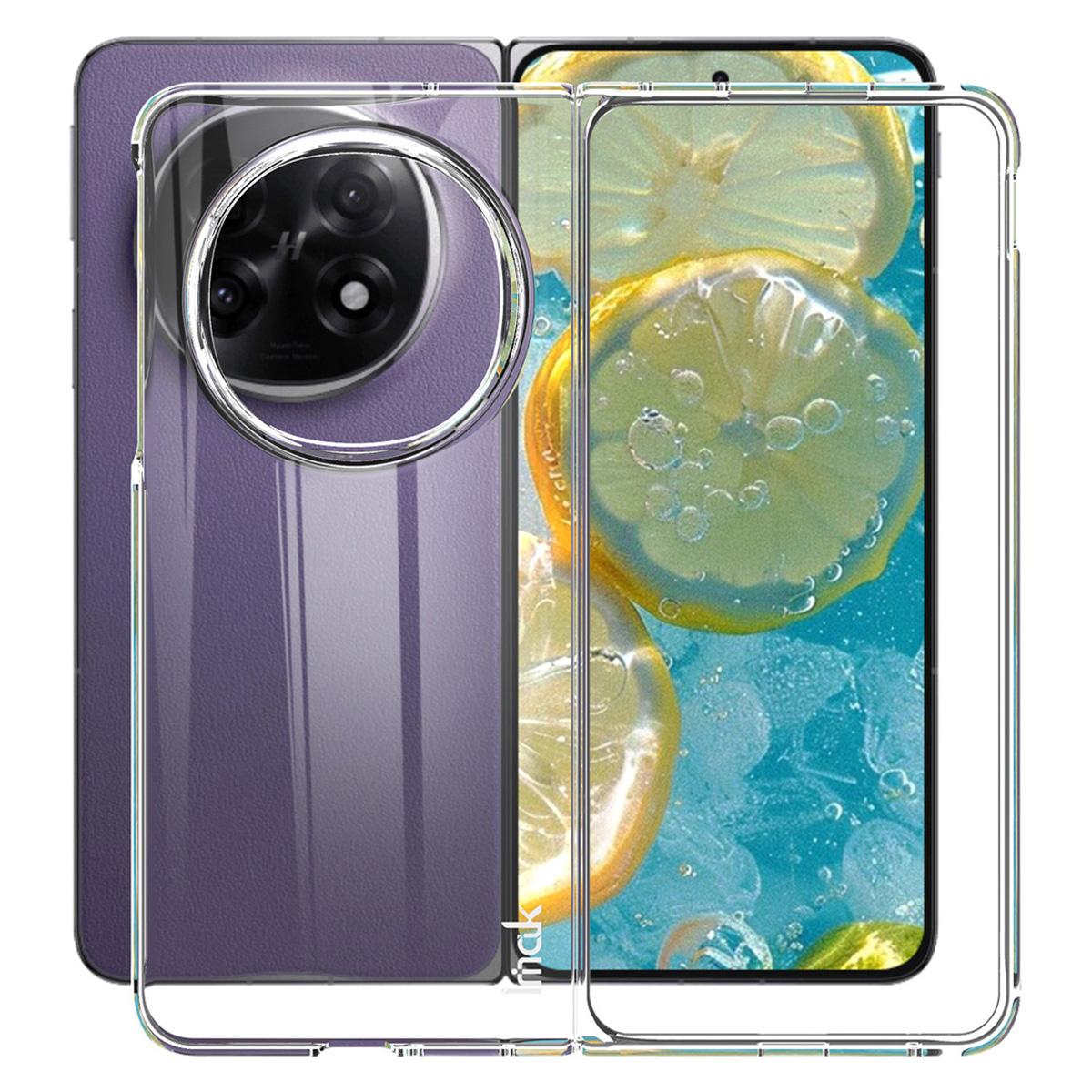 

IMAK Crystal Case II Pro for Oppo Find N5 5G Case Clear PC Phone Cover (Upper Cover+Lower Cover) A