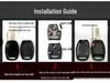 Compatible Remote Key Shell for Honda Accord, Fit, Odyssey, Civic, Spirior, and CRV.