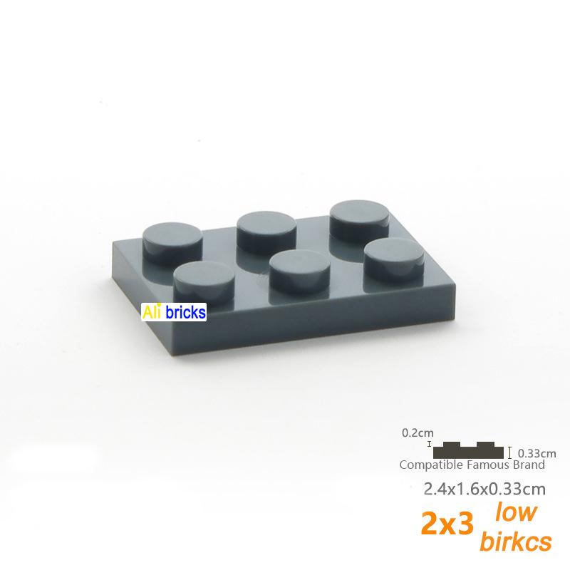 20ks DIY Stavebnice Tehly 2X3 Vzdelávacie Skladanie Konštrukcia 3021 Tenké Figúrkové Tehly Pre Deti Kompatibilná Značka