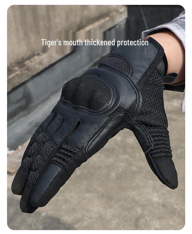 Men's Outdoor Non-Slip Touchscreen Tactical Gloves for Climbing, Motorcycling & Sports