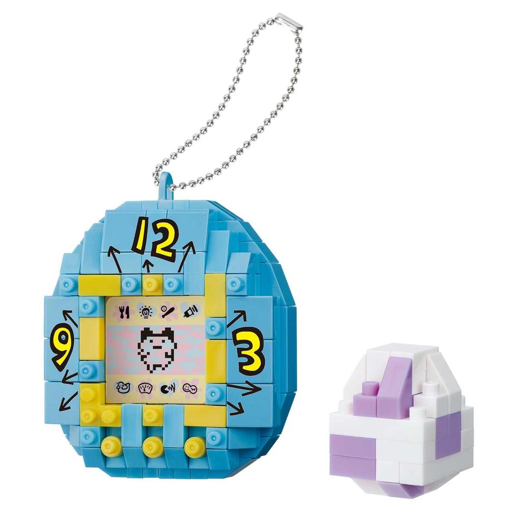 Kawada Nanoblock Original Tamagotchi 3 x x 18 cm Ages 12 and up Interior Hobby (Blue) NBCC_238 10.5 NBCC_238