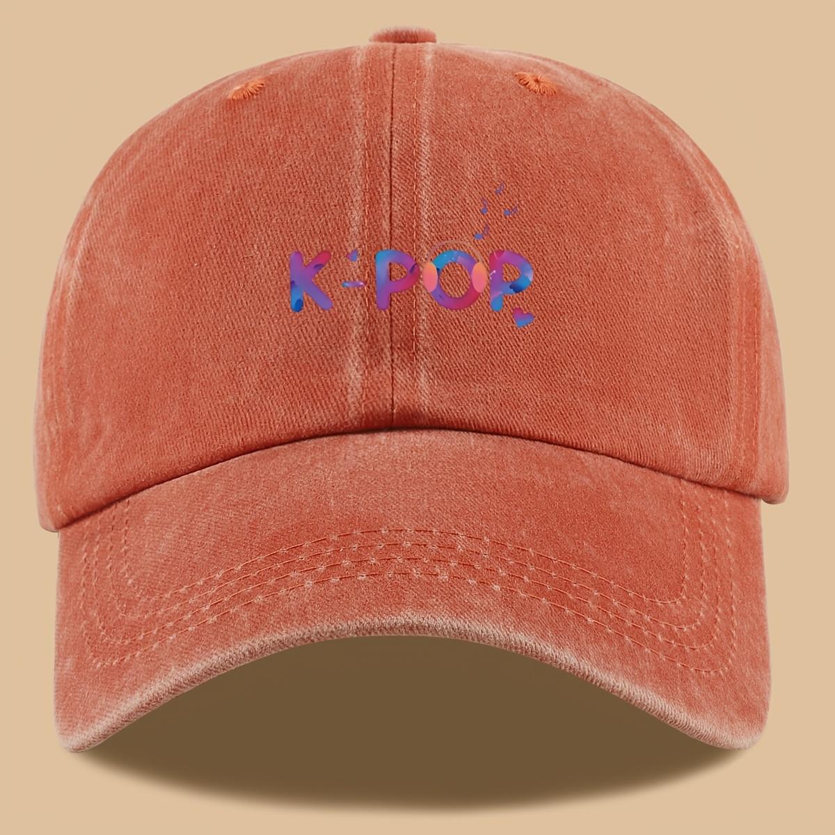 pc Fashionable KPOP Themed Design Printed Baseball Cap Urban Casual Headwear Versatile Personality Accessory for Casual Outf 1pc