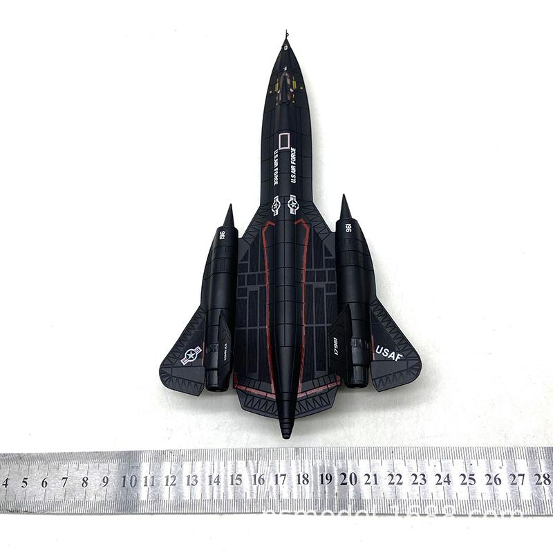 1/144 Scale US Air Force SR-71 Blackbird Reconnaissance Aircraft Alloy Model Diecast Airplane Model
