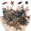 10 buc Jucării Amuzantă Insecte Simulate Gândac Păianjen Centiped Scorpioni Plastic Copii Insecte Glumă Recuzită Șocantă pentru Copii TMZ