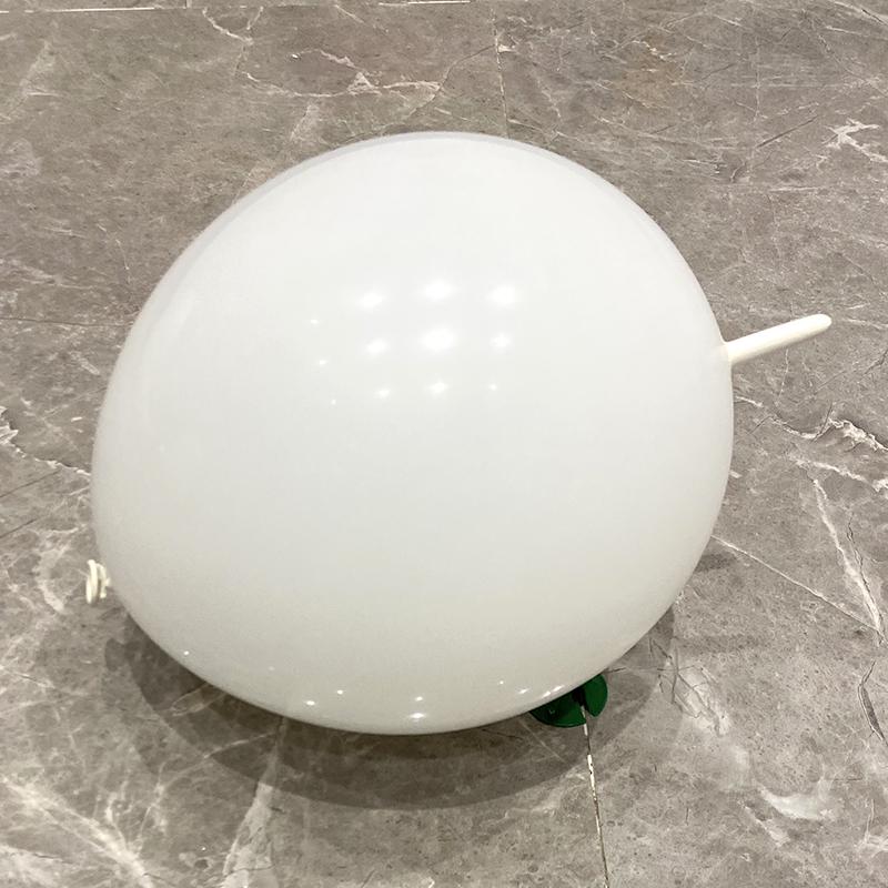 Matte White Latex Balloons - Thick, Pure White, 5" To 18" for Balloon Chains and Decorations